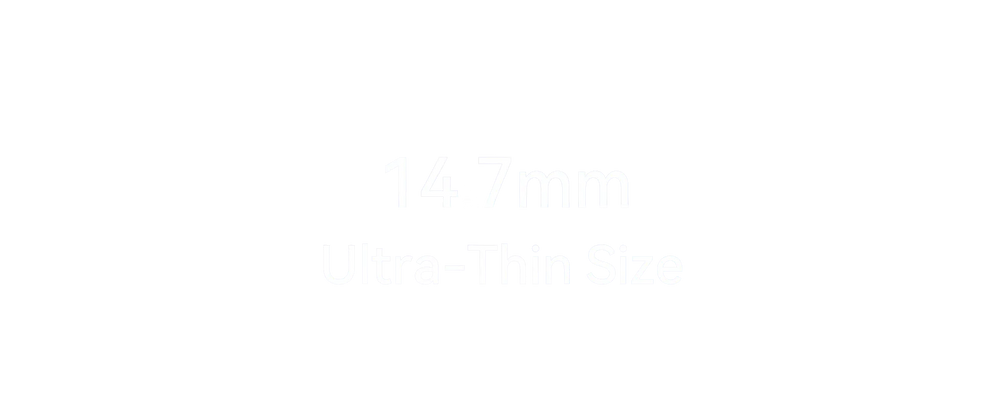 DIGIDRAW Turing 19 Pro D1901T with slim 14.7mm ultra-thin size.