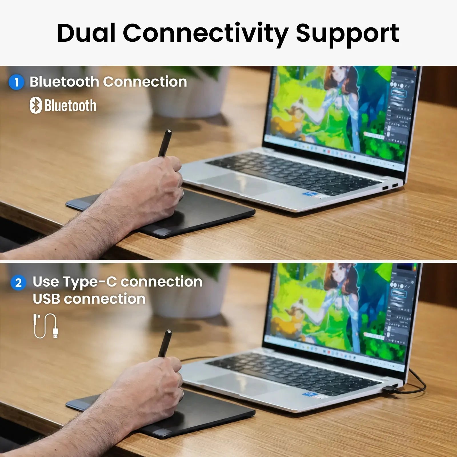 DIGIDRAW-DIGIDRAW Turing Smart S TW410 Graphics Tablet with Bluetooth