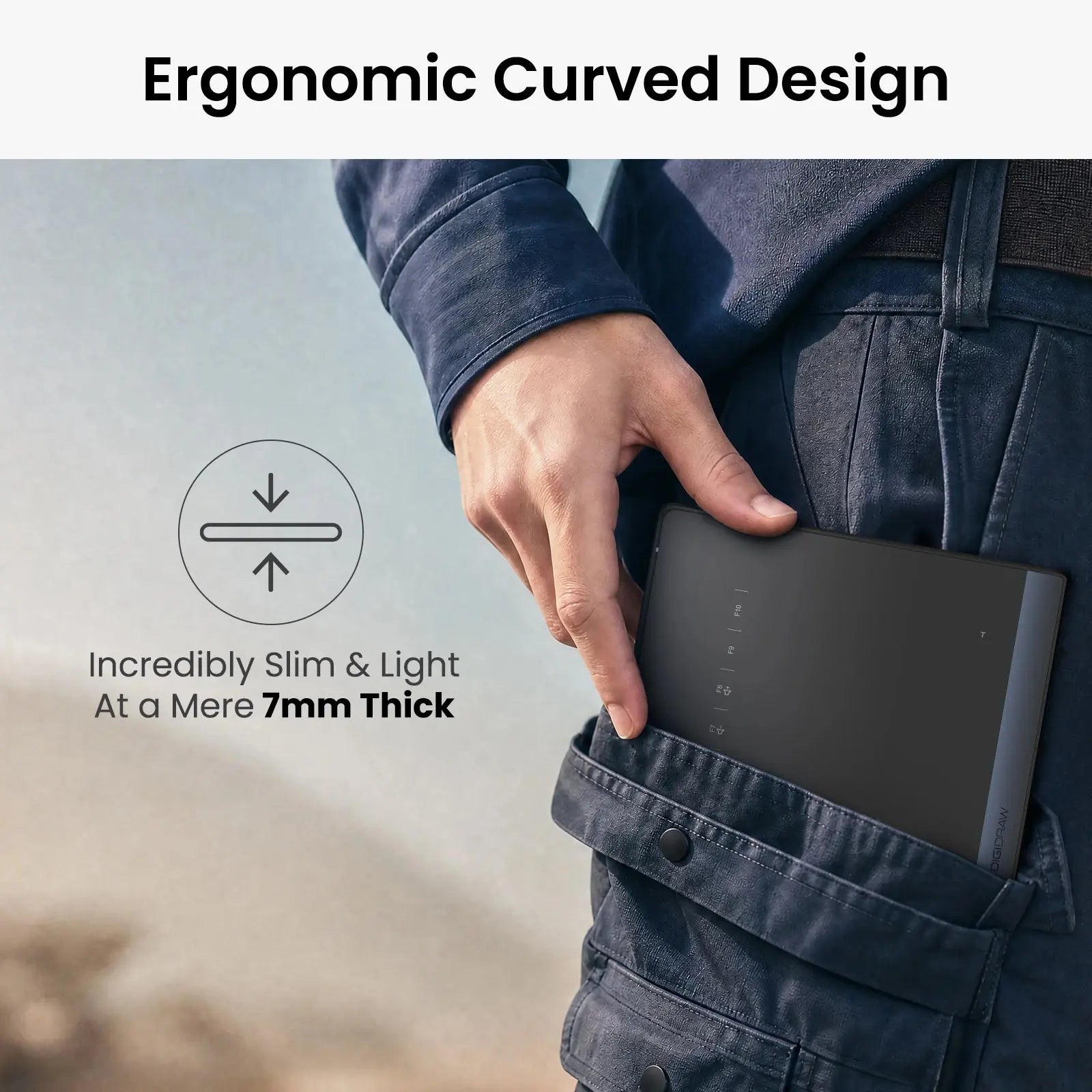 DIGIDRAW-DIGIDRAW Turing Smart S TW410 Graphics Tablet with Bluetooth