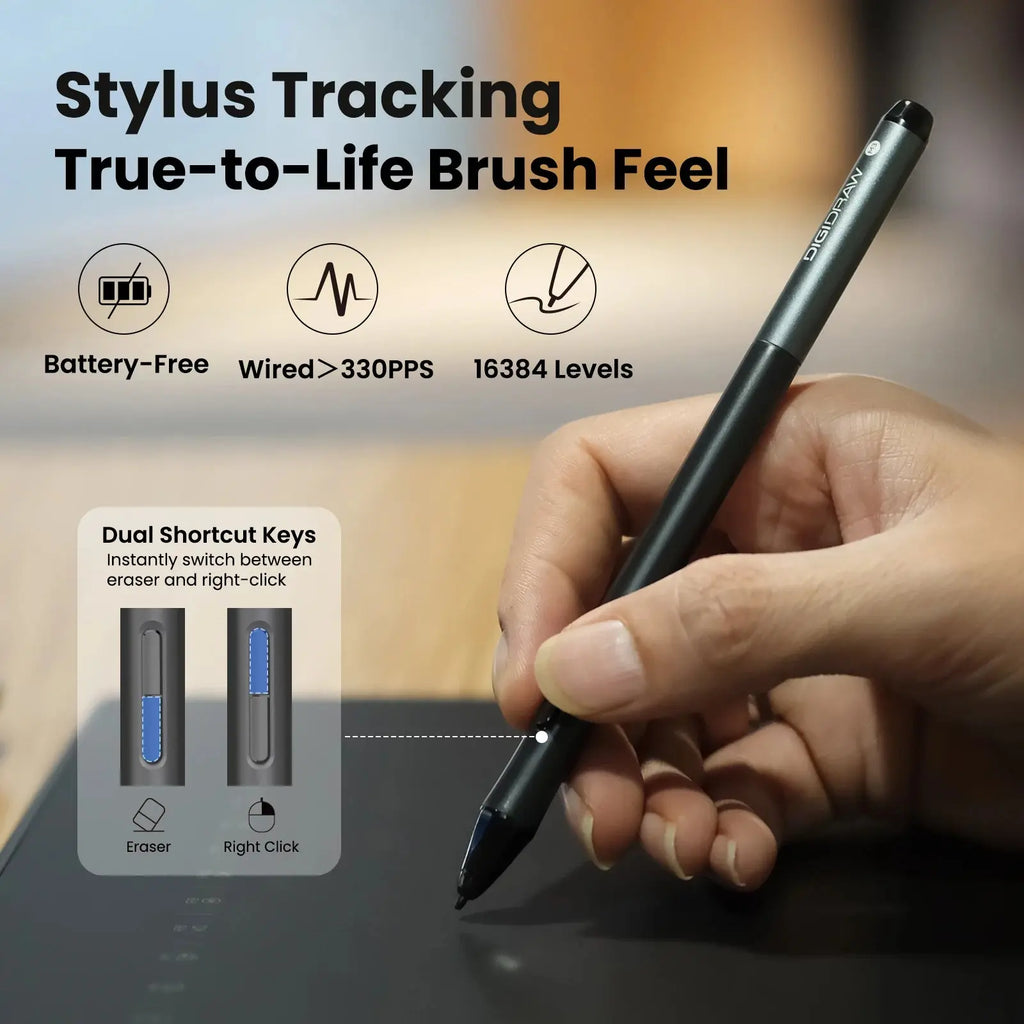 DIGIDRAW-DIGIDRAW Turing Smart S TW410 Graphics Tablet with Bluetooth