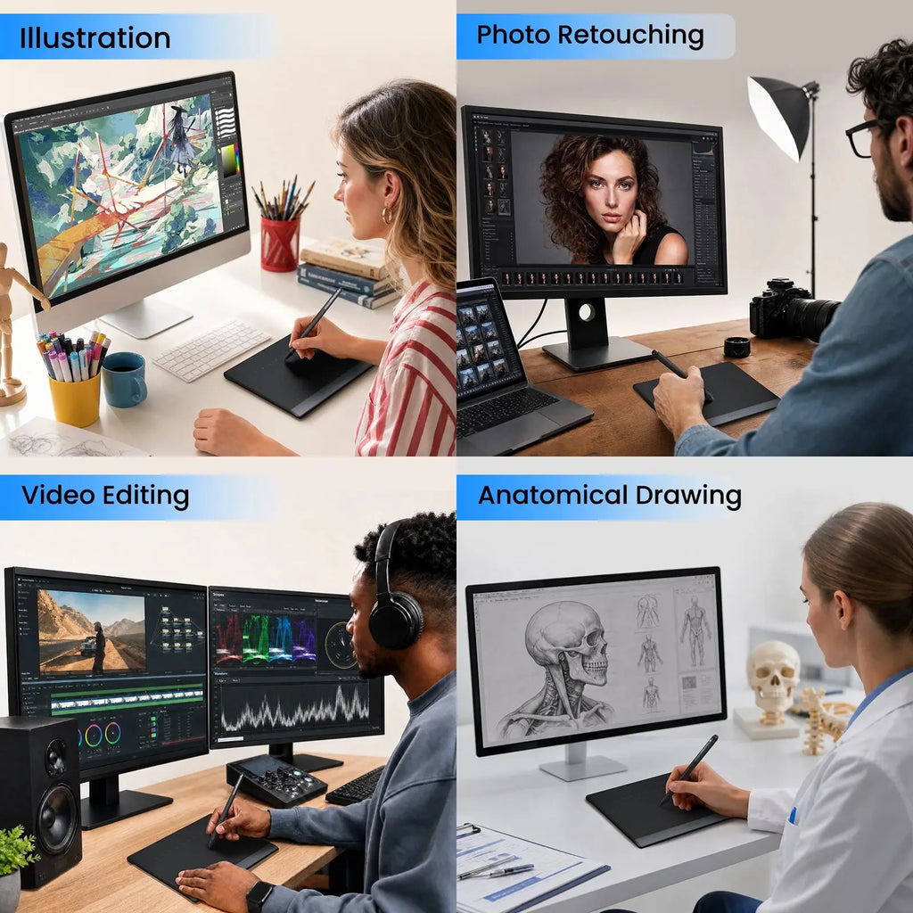 DIGIDRAW-DIGIDRAW Turing Smart S TW410 Graphics Tablet with Bluetooth