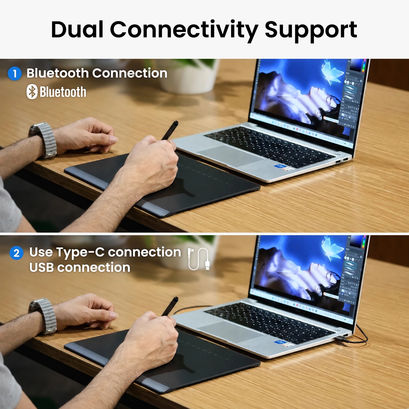 DIGIDRAW-DIGIDRAW Turing Smart M TW610 Graphics Tablet with Bluetooth