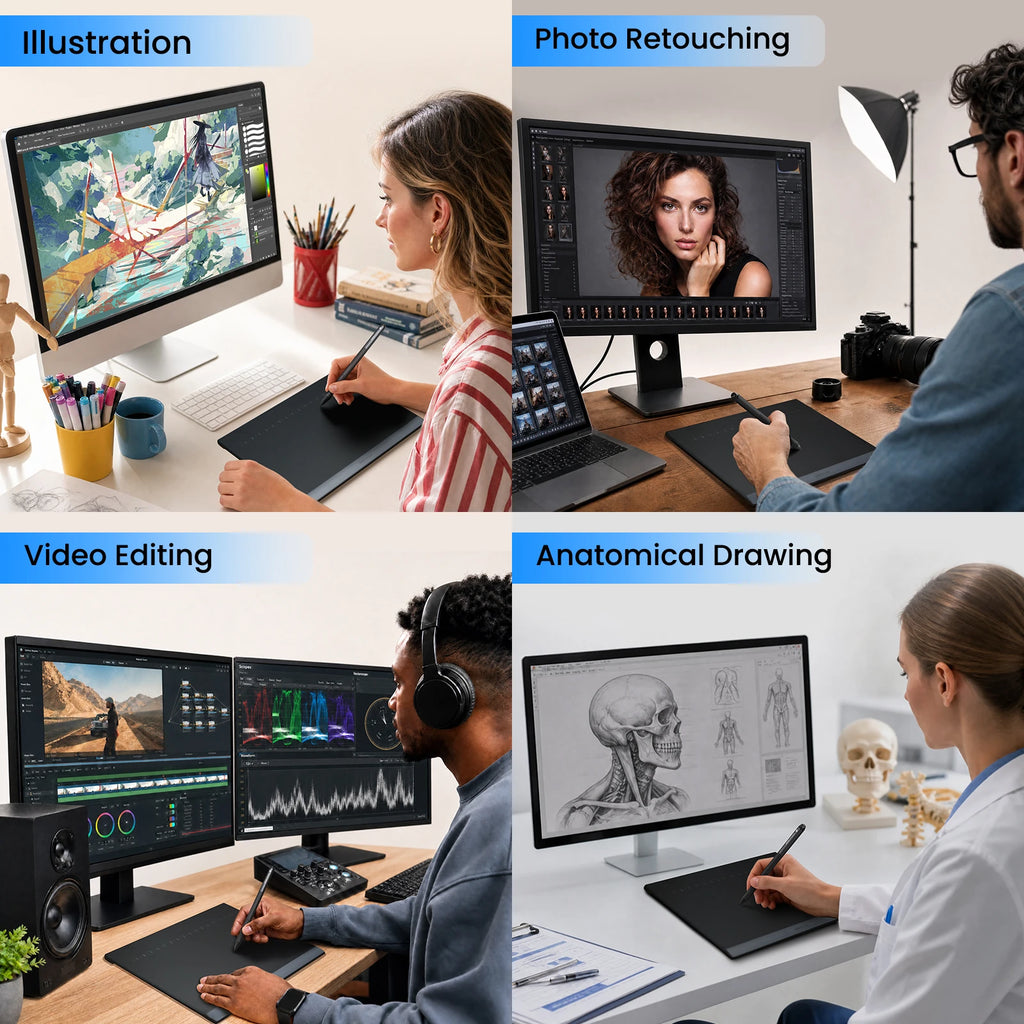 DIGIDRAW-DIGIDRAW Turing Smart M TW610 Graphics Tablet with Bluetooth