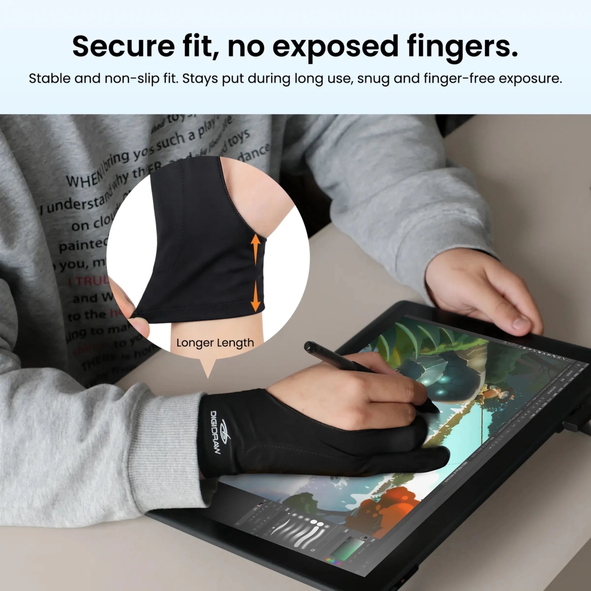 DIGIDRAW-DIGIDRAW Two-Finger Drawing Glove