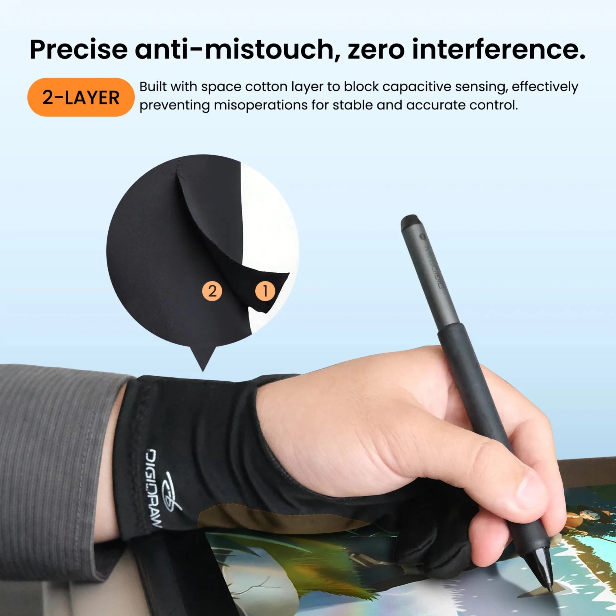 DIGIDRAW-DIGIDRAW Two-Finger Drawing Glove