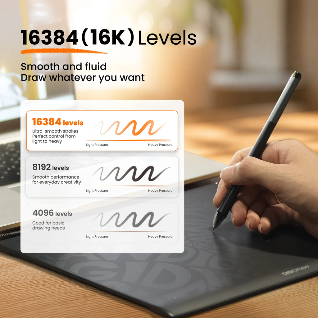 DIGIDRAW-DIGIDRAW Turing Basic M T610 Graphics Tablet with USB-C