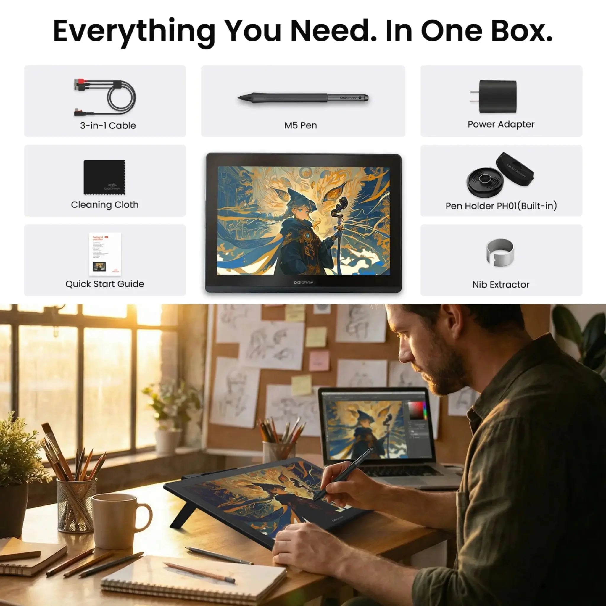 DIGIDRAW-DIGIDRAW Turing 14 2.5K Pen Display