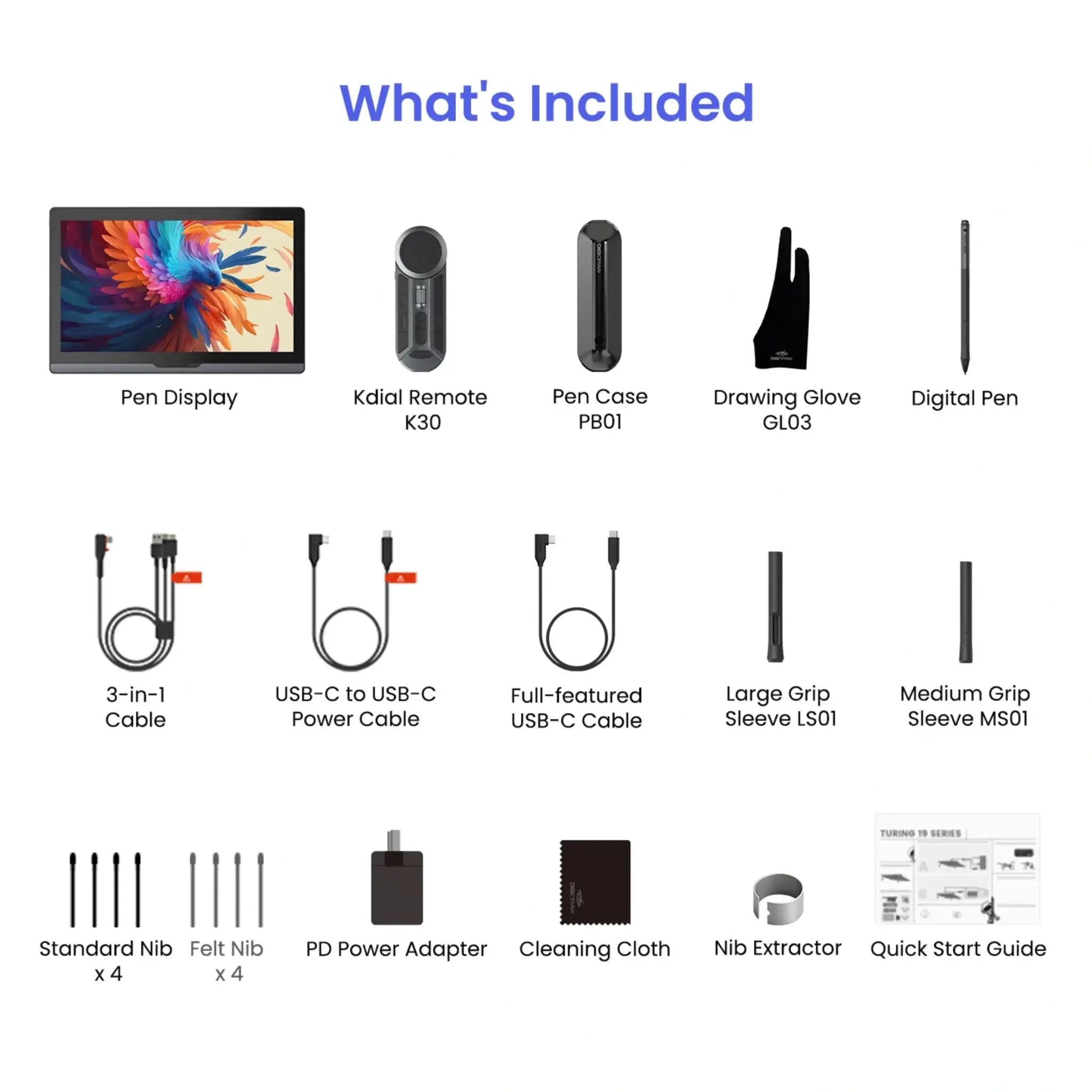 DIGIDRAW-DIGIDRAW Turing 19 Pro 18.4" 4K Touch Pen Display
